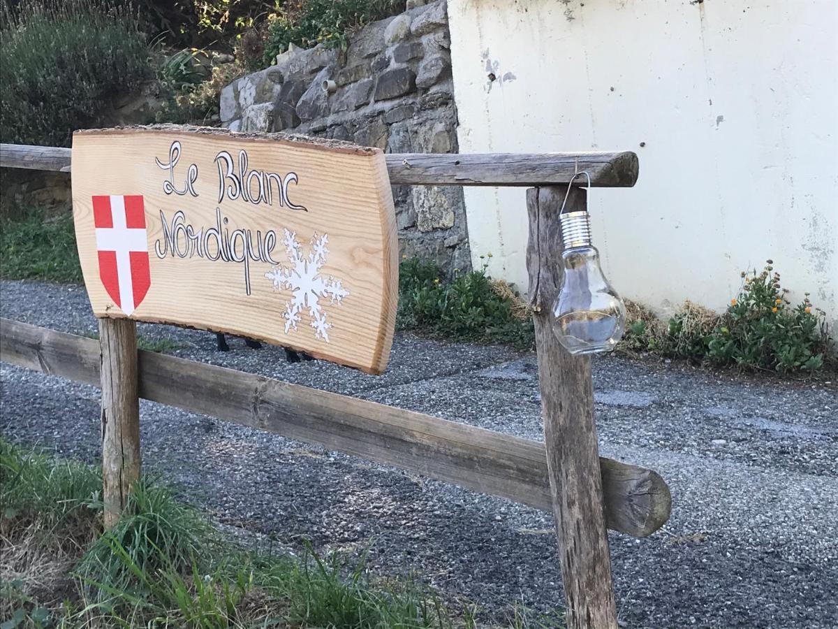 Le Blanc Nordique Vila Le Bouchet-Mont Charvin Exterior foto
