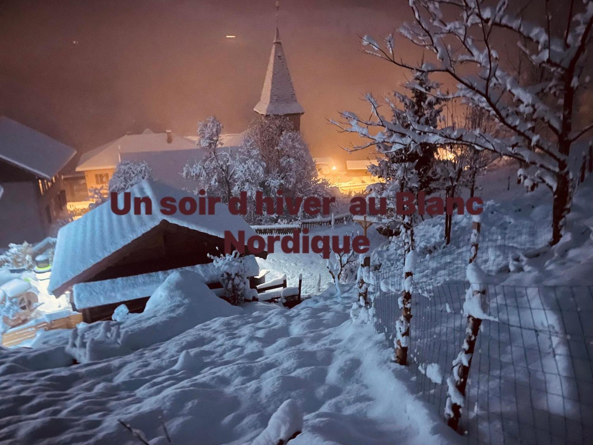 Le Blanc Nordique Vila Le Bouchet-Mont Charvin Exterior foto